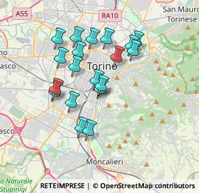 Mappa Corso Massimo d'Azeglio, 10100 Torino TO, Italia (3.12947)