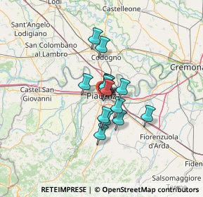Mappa Via Leopoldo Cerri, 29122 Piacenza PC, Italia (7.38267)