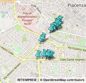 Mappa Via Leopoldo Cerri, 29122 Piacenza PC, Italia (0.362)