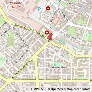 Mappa Via genova 2/g, 29100 Piacenza, Piacenza (Emilia Romagna)