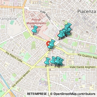 Mappa Via Faustino Perletti, 29121 Piacenza PC, Italia (0.395)