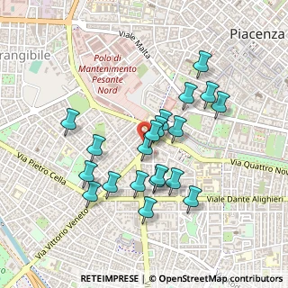 Mappa Via Faustino Perletti, 29121 Piacenza PC, Italia (0.415)