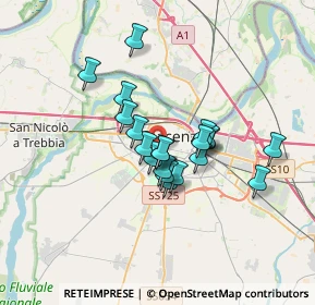 Mappa Via Genova, 29122 Piacenza PC, Italia (2.4635)