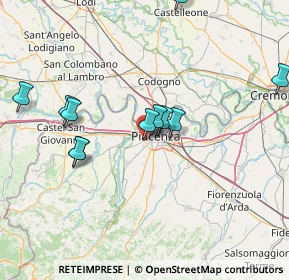 Mappa Via Jacopino Reggi, 29122 Piacenza PC, Italia (14.92545)