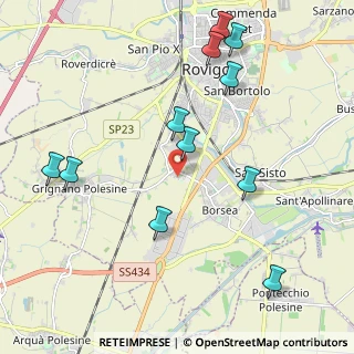 Mappa Via Filippo Brunelleschi, 45100 Rovigo RO, Italia (2.34545)