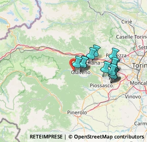 Mappa SP 192, 10094 Giaveno TO, Italia (11.37733)