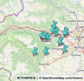 Mappa SP 192, 10094 Giaveno TO, Italia (10.58308)