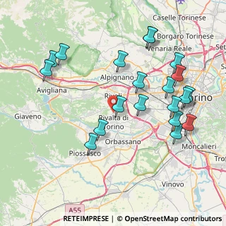 Mappa Via Rivoli, 10098 Rivoli TO, Italia (8.7835)