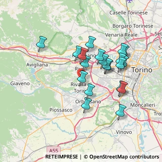 Mappa Via Rivoli, 10098 Rivoli TO, Italia (6.677)