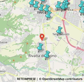 Mappa Via Rivoli, 10098 Rivoli TO, Italia (3.09556)