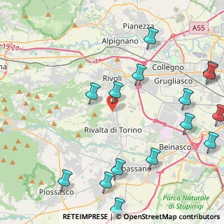 Mappa Via Rivoli, 10098 Rivoli TO, Italia (5.72333)