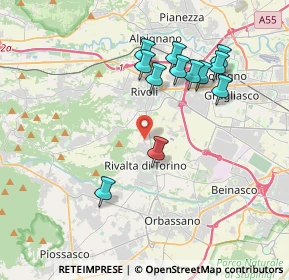 Mappa Via Rivoli, 10098 Rivoli TO, Italia (3.6825)