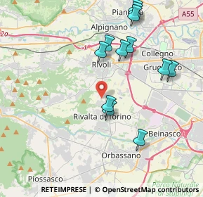 Mappa Via Rivoli, 10098 Rivoli TO, Italia (4.08917)