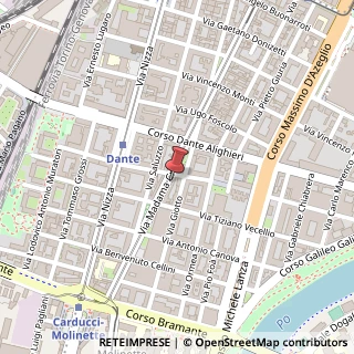 Mappa Via Madama Cristina, 135, 10126 Torino, Torino (Piemonte)