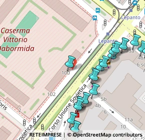 Mappa C. Un. Sovietica, 10100 Torino TO, Italia (0.08214)