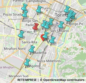 Mappa C. Un. Sovietica, 10100 Torino TO, Italia (2.01412)