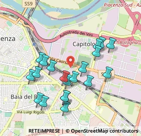 Mappa Via Ongina, 29122 Piacenza PC, Italia (0.922)