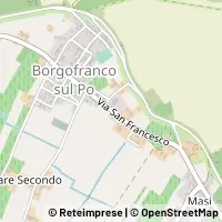 Mapa Borgofranco sul Po