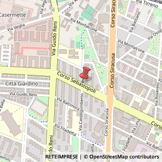 Mappa Via Castelgomberto,  21, 10136 Torino, Torino (Piemonte)