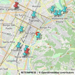 Mappa Via Febo, 10133 Torino TO, Italia (2.82615)