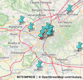 Mappa Via Alfiano, 10136 Torino TO, Italia (6.10083)