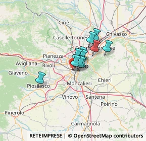 Mappa Via Alfiano, 10136 Torino TO, Italia (7.53727)