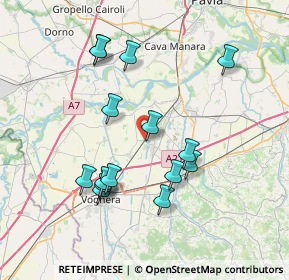 Mappa Lungavilla, 27053 Lungavilla PV, Italia (7.31933)