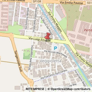 Mappa Via Luigi Einaudi, 10, 29121 Piacenza, Piacenza (Emilia Romagna)