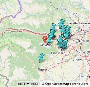 Mappa Via Tortorello, 10094 Giaveno TO, Italia (10.758)