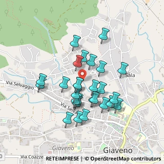 Mappa Via Tortorello, 10094 Giaveno TO, Italia (0.4037)
