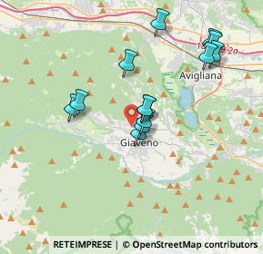 Mappa Via Tortorello, 10094 Giaveno TO, Italia (3.29692)