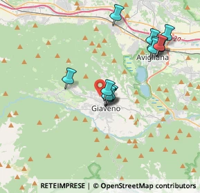 Mappa Via Tortorello, 10094 Giaveno TO, Italia (3.43769)