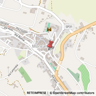 Mappa Via 20 Settembre, 2, 14036 Moncalvo, Asti (Piemonte)