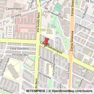 Mappa Corso Sebastopoli, 297, 10137 Torino, Torino (Piemonte)