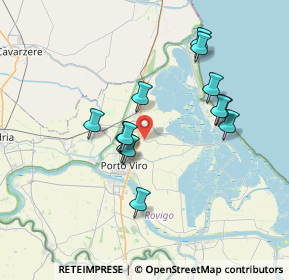 Mappa Via Galileo Galilei, 45014 Porto Viro RO, Italia (6.39308)