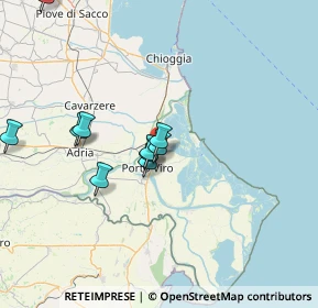 Mappa Via Galileo Galilei, 45014 Porto Viro RO, Italia (24.832)