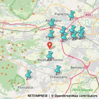 Mappa 10098 Rivalta di Torino TO, Italia (4.21333)