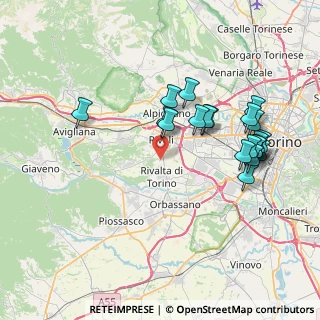 Mappa 10098 Rivalta di Torino TO, Italia (7.821)