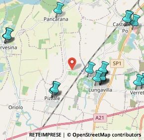 Mappa Strada Provinciale per Verretto, 27053 Lungavilla PV, Italia (2.71)