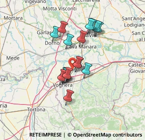 Mappa Strada Provinciale per Verretto, 27053 Lungavilla PV, Italia (10.57059)