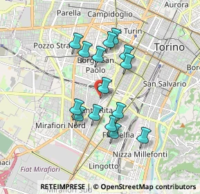 Mappa Via Caprera, 10136 Torino TO, Italia (1.49133)