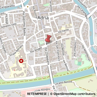 Mappa Via Angeli, 31, 45011 Adria RO, Italia, 45011 Adria, Rovigo (Veneto)