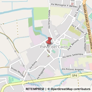 Mappa Via Casc. Crosio, 12/bis, 27037 Pieve del Cairo, Pavia (Lombardia)