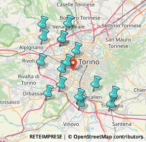 Mappa Via Mombarcaro, 10100 Torino TO, Italia (7.05688)