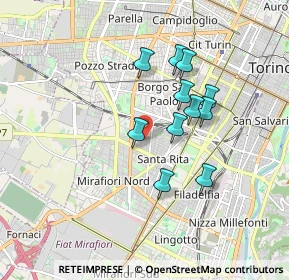 Mappa Via Mombarcaro, 10100 Torino TO, Italia (1.45909)