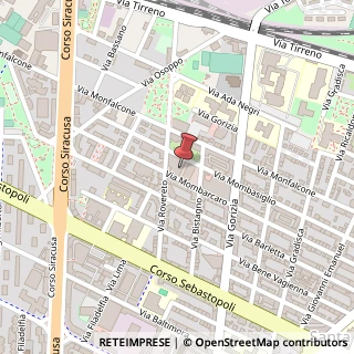 Mappa Via Mombarcaro, 80, 10136 Torino, Torino (Piemonte)