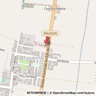 Mappa Via Milano Genova, 6, 27040 Casatisma, Pavia (Lombardia)