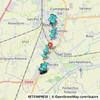 Mappa Via delle Industrie, 45100 Rovigo RO, Italia (1.92632)
