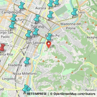 Mappa Viale Settimio Severo, 10133 Torino TO, Italia (3.26688)