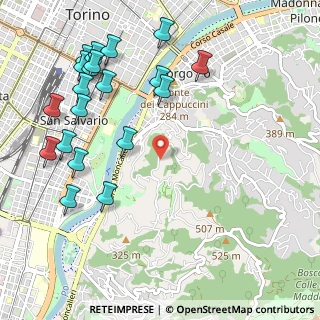 Mappa Viale Settimio Severo, 10133 Torino TO, Italia (1.2775)